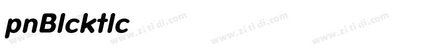 Opun Black Italic字体转换